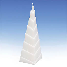 Kerzengiessform Stufenpyramide